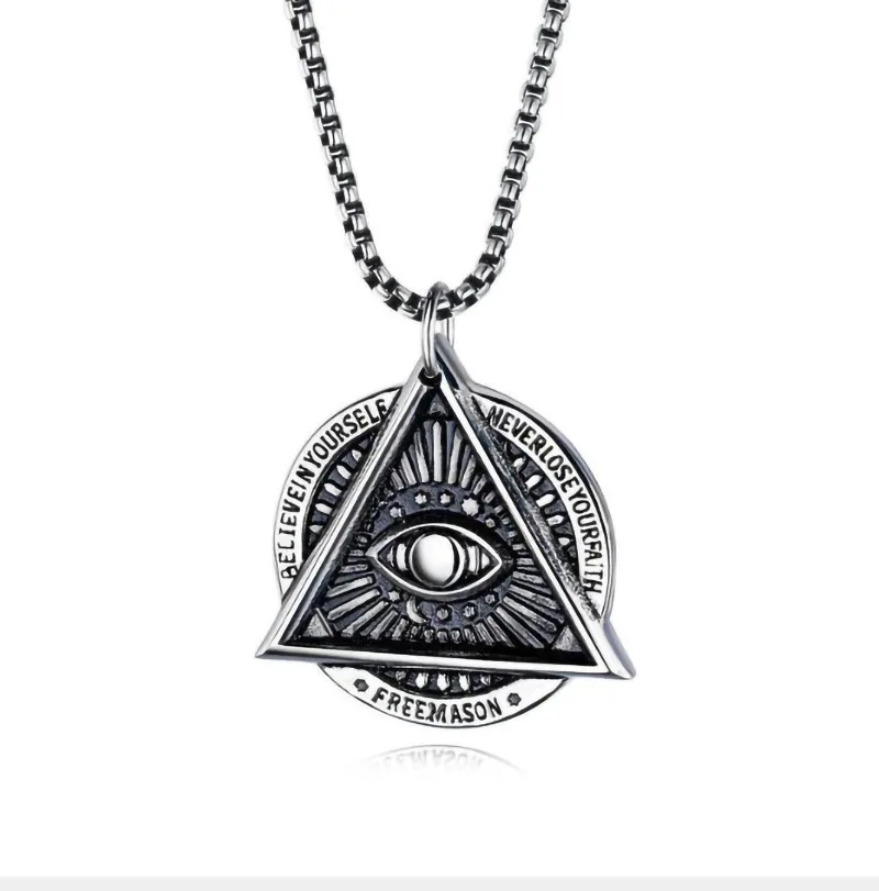 Punk Hip Hop Devil Eyes Stainless Steel Necklace Man Necklace for Women Chains Kpop Free Shipping Items Women Clothing Pendants
Punk Hip Hop Devil Eyes Stainless Steel Necklace Man Necklace for Women Chains Kpop Free Shipping Items Women Clothing Pendants