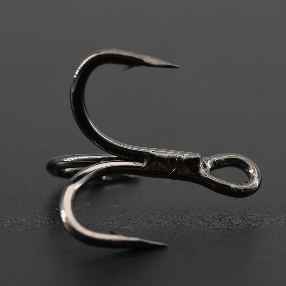 10Pcs Treble Hook 6× Nickel Plated Saltwater Fishing Barbed Hooks Strong Carbon Steel Classic Round Bend Fishing Hook
10Pcs Treble Hook 6× Nickel Plated Saltwater Fishing Barbed Hooks Strong Carbon Steel Classic Round Bend Fishing Hook
