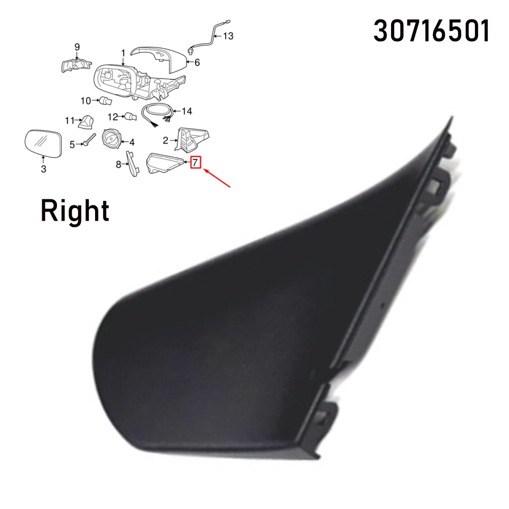 Mirror Lower Cover Car Mirror Cover For S80/L 2007-2016 30716501 Brand New Durable High Quality Practical To Use
Mirror Lower Cover Car Mirror Cover For S80/L 2007-2016 30716501 Brand New Durable High Quality Practical To Use