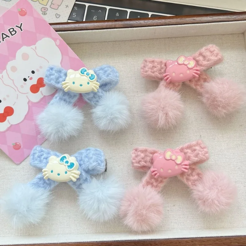 Hello Kitty Sanrio Anime Kawaii Plush Bow Hairpins Hair Clips Cartoon Headwear Hair Barrettes Ornaments Cute Things for Girls
Hello Kitty Sanrio Anime Kawaii Plush Bow Hairpins Hair Clips Cartoon Headwear Hair Barrettes Ornaments Cute Things for Girls