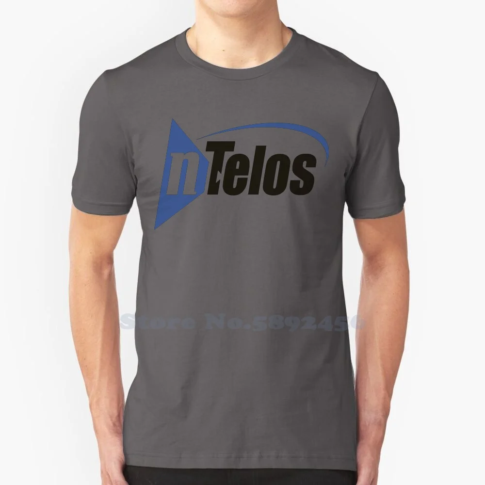 

Повседневная Уличная одежда Ntelos, футболка с принтом логотипа, графическая футболка из 100% хлопка