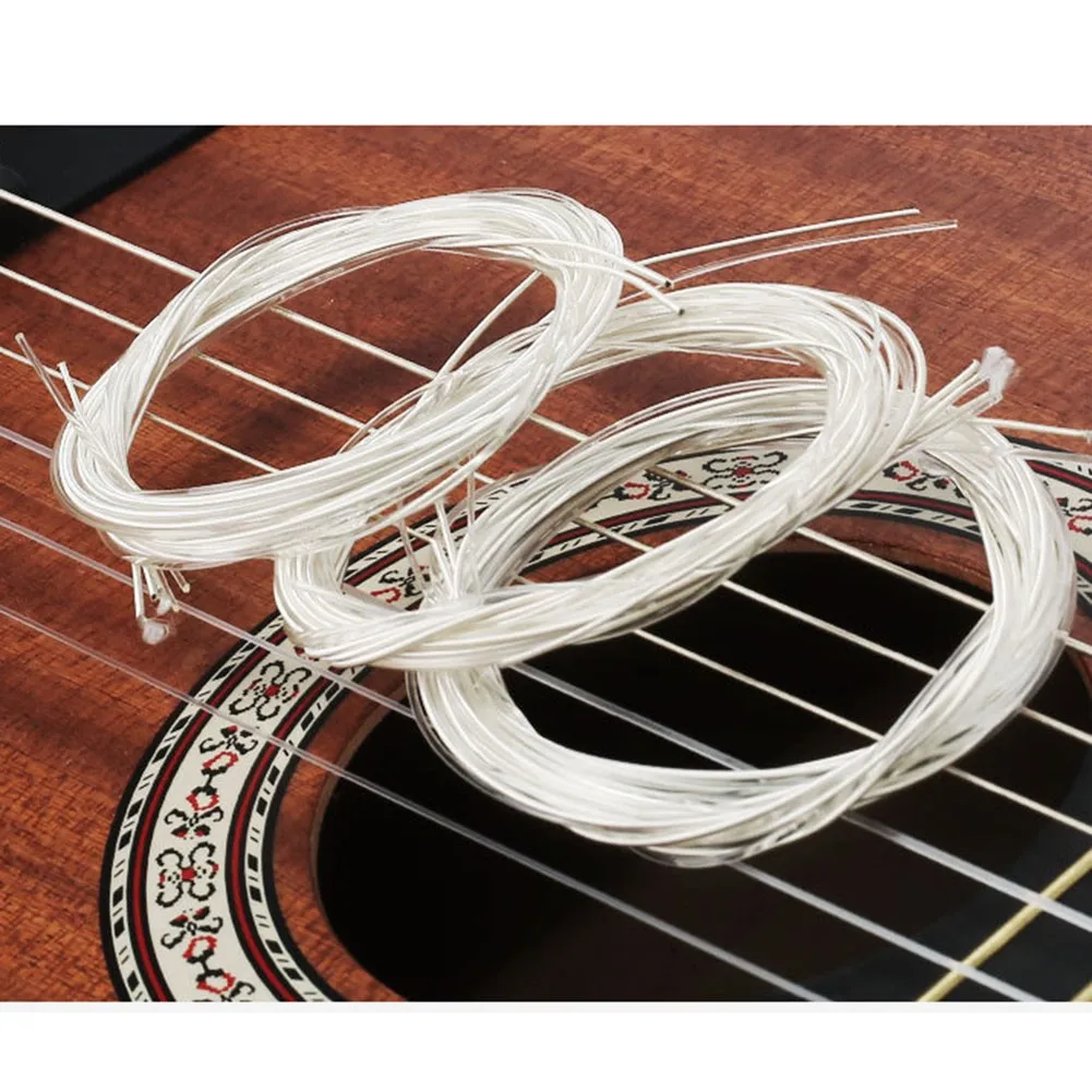 High Quality Set Of 6pcs Classical Guitar Nylon Strings Replacement Accessories 1 Set Of Guitar Strings(Total 6 Pcs)
High Quality Set Of 6pcs Classical Guitar Nylon Strings Replacement Accessories 1 Set Of Guitar Strings(Total 6 Pcs)