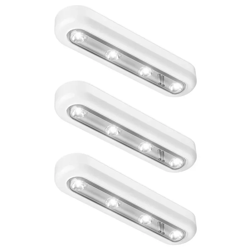 Wall Light Wireless LED Bright Night Lights Under Cabinet Wardrobe Drawer Closet Kitchen Push Touch Lamp On Battery Powered
Wall Light Wireless LED Bright Night Lights Under Cabinet Wardrobe Drawer Closet Kitchen Push Touch Lamp On Battery Powered