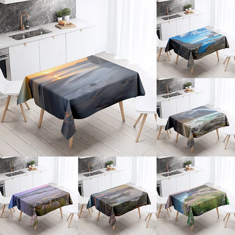 Seaside Scenery Tablecloth Natural World Scenery Tablecloth Anti-Stain Waterproof Rectangular Kitchen Table Home Decoration
Seaside Scenery Tablecloth Natural World Scenery Tablecloth Anti-Stain Waterproof Rectangular Kitchen Table Home Decoration