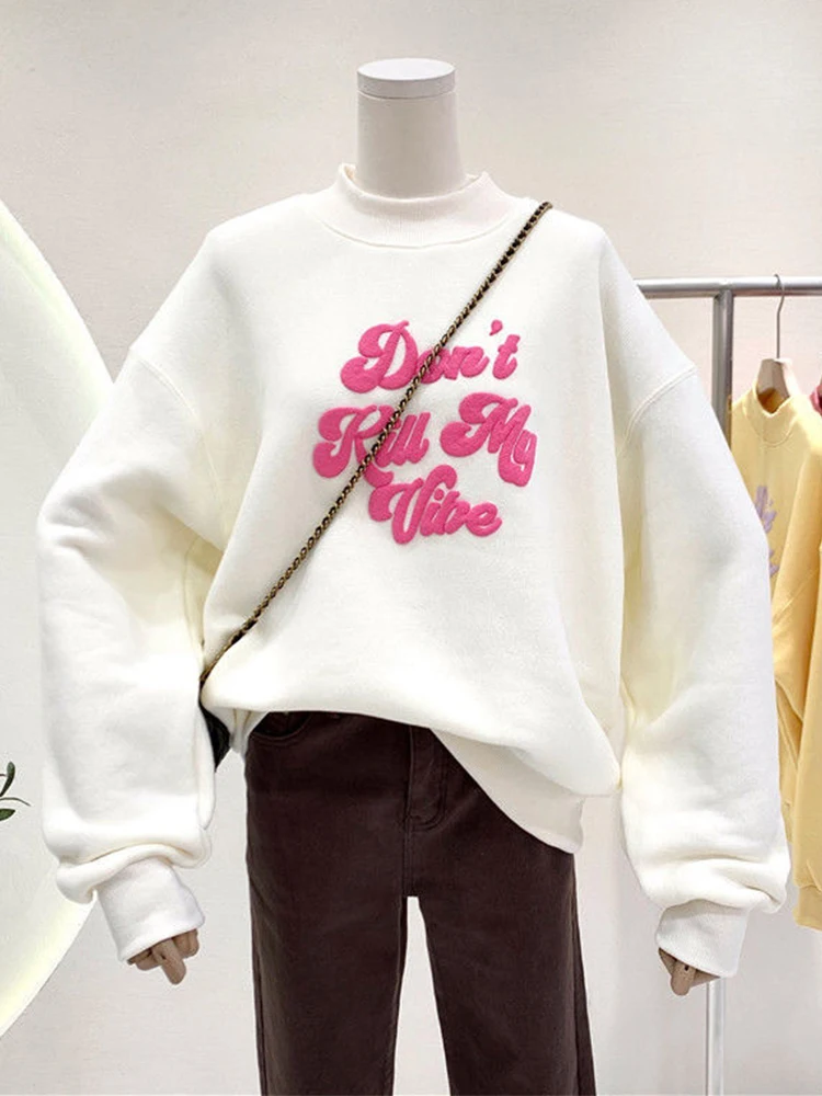 Женские толстовки с принтом Leter, пуловер большого размера с длинным рукавом, Свитшот в стиле Харадзюку, розовый топ с круглым вырезом, Y2K, Осе...
Женские толстовки с принтом Leter, пуловер большого размера с длинным рукавом, Свитшот в стиле Харадзюку, розовый топ с круглым вырезом, Y2K, Осе...