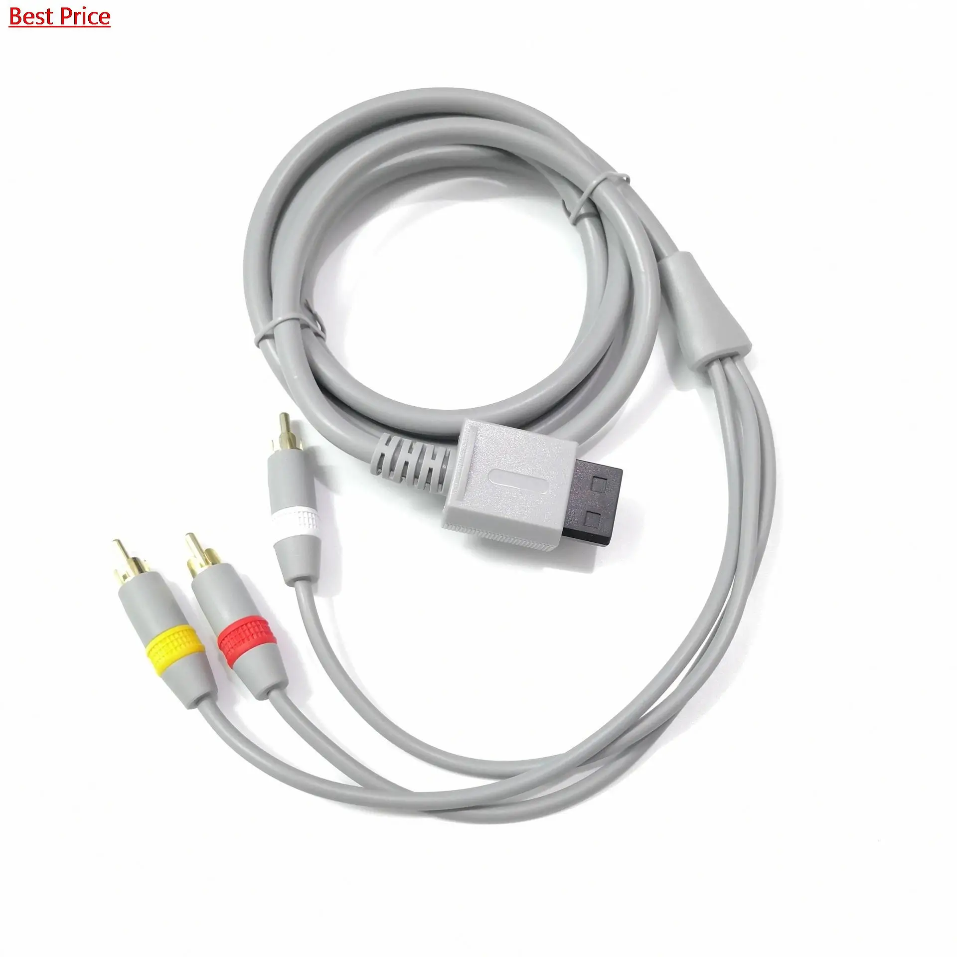 50Pcs 1.8m 3 RCA Cable for Nintendo Wii controller Console Audio Video AV Cable Composite 480p Gold-plated 3RCA for will Cable 
50Pcs 1.8m 3 RCA Cable for Nintendo Wii controller Console Audio Video AV Cable Composite 480p Gold-plated 3RCA for will Cable