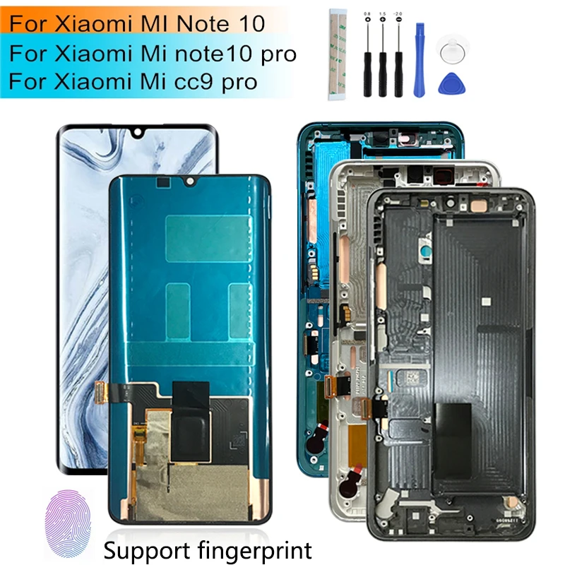 For Xiaomi Mi Note 10 lcd display Touch Screen Digitizer Assembly lcd digitizer For mi cc9 pro display replacement repair parts
For Xiaomi Mi Note 10 lcd display Touch Screen Digitizer Assembly lcd digitizer For mi cc9 pro display replacement repair parts