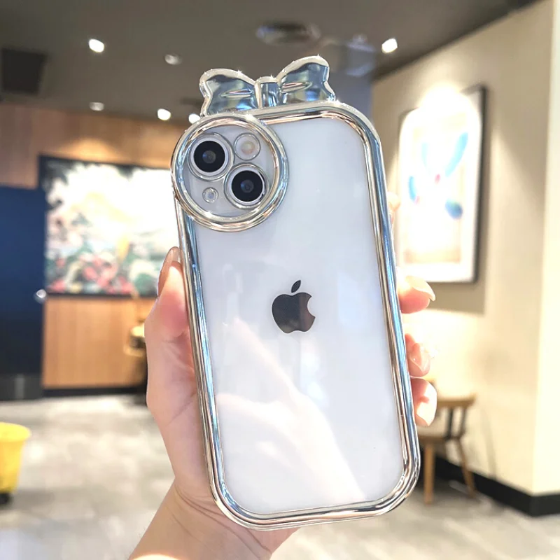 For iPhone 14 Pro Max Case Luxury Electroplated Kitty Bowknot Transparent Clear Plated Cover for iPhone 13 Pro Max XR X XS 11 12
For iPhone 14 Pro Max Case Luxury Electroplated Kitty Bowknot Transparent Clear Plated Cover for iPhone 13 Pro Max XR X XS 11 12