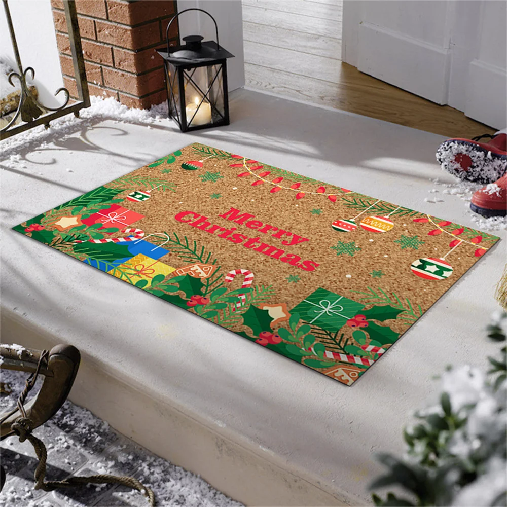 

Christmas Welcome Gnome Doormat Front Porch Rugs Welcome Mat Christmas Gnome Door Mat Indoor Outdoor Doormats Entrance Carpet