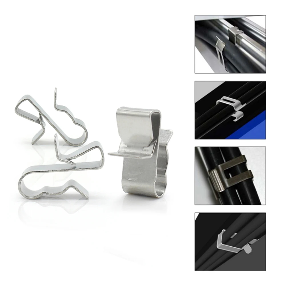 Stainless Steel Solar Panel Cable Clamp 10/50 Pcs PV Cable Clamp Wire Fastener Clamp Manager 0.79X0.49X0.24in Solar Panel Cable
Stainless Steel Solar Panel Cable Clamp 10/50 Pcs PV Cable Clamp Wire Fastener Clamp Manager 0.79X0.49X0.24in Solar Panel Cable
