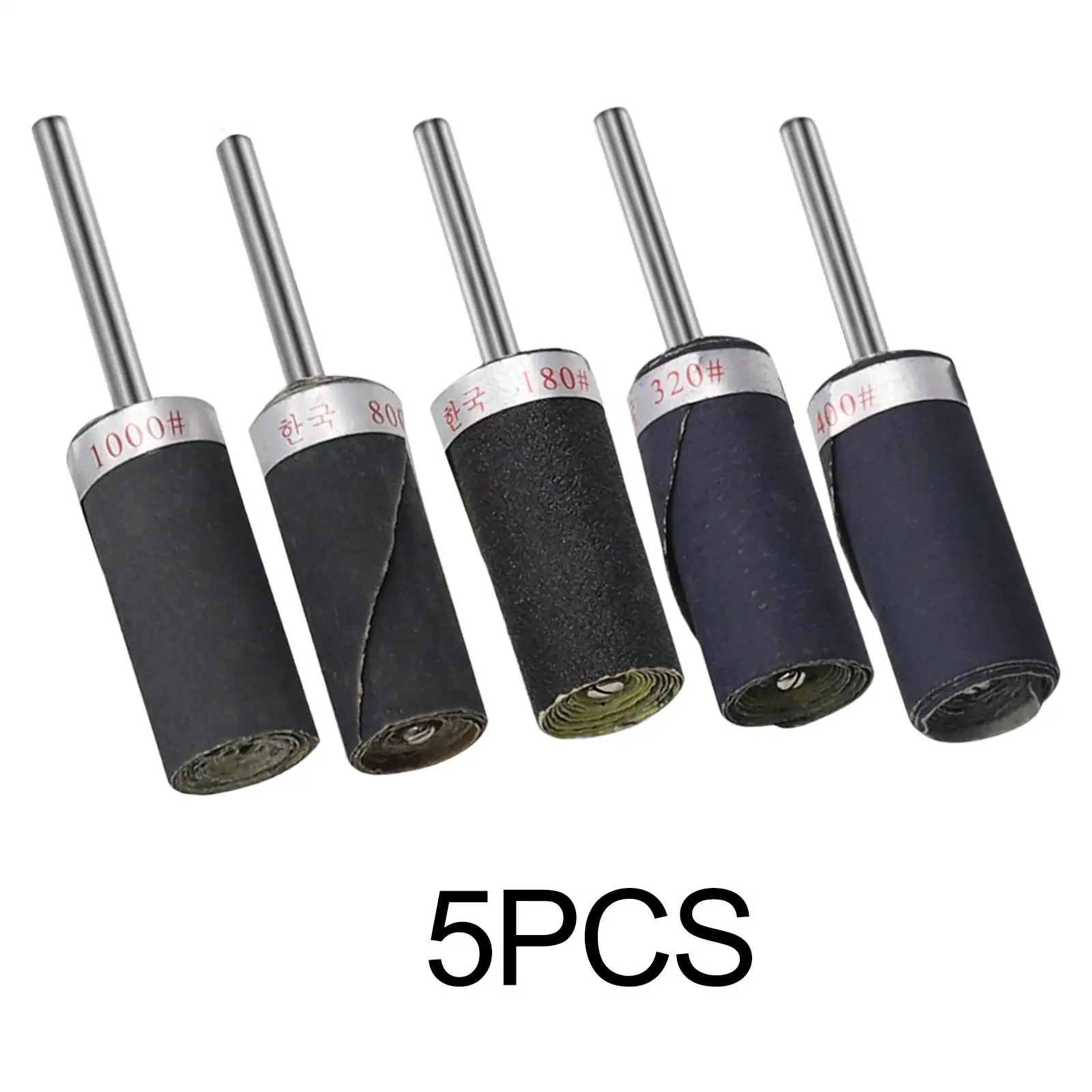 Set of 5 Grinding Polishing Head Rotary Tools 3mm Shank Multifunction DIY Sandpaper Polishing Rod for Jade Glass Electronics
Set of 5 Grinding Polishing Head Rotary Tools 3mm Shank Multifunction DIY Sandpaper Polishing Rod for Jade Glass Electronics