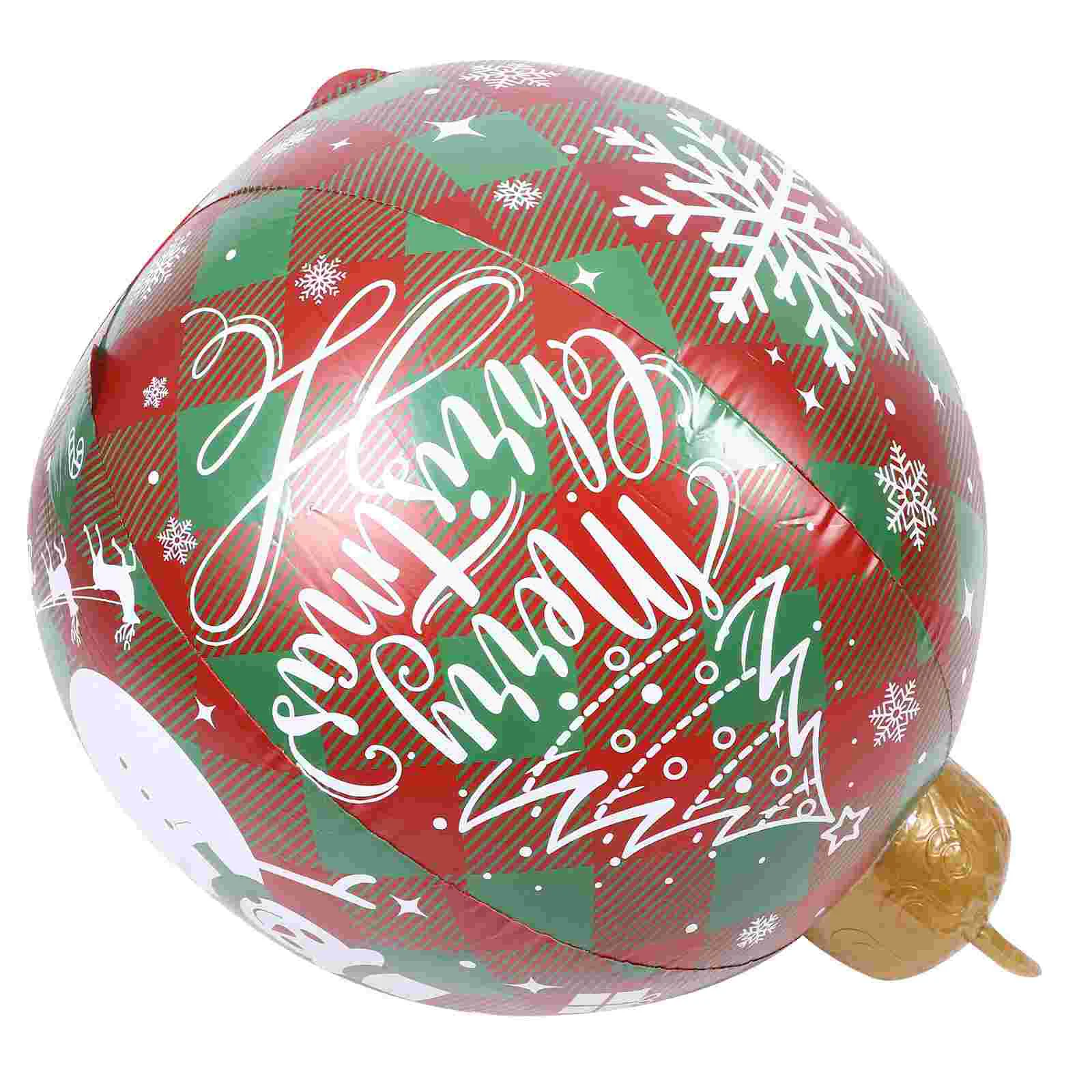Christmas Outdoor Ornament Large Ball Decorations Pvc Inflatables Outdoors Xmas
Christmas Outdoor Ornament Large Ball Decorations Pvc Inflatables Outdoors Xmas