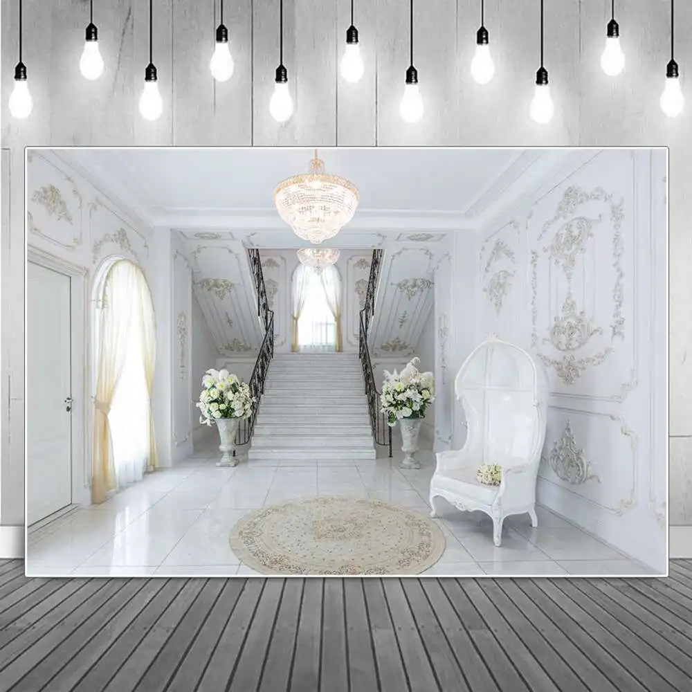 Retro White Home Studio Photography Backdrops Birthday Decoration Curtain Window Scene Stairway Flowers Photo Backgrounds Props
Retro White Home Studio Photography Backdrops Birthday Decoration Curtain Window Scene Stairway Flowers Photo Backgrounds Props