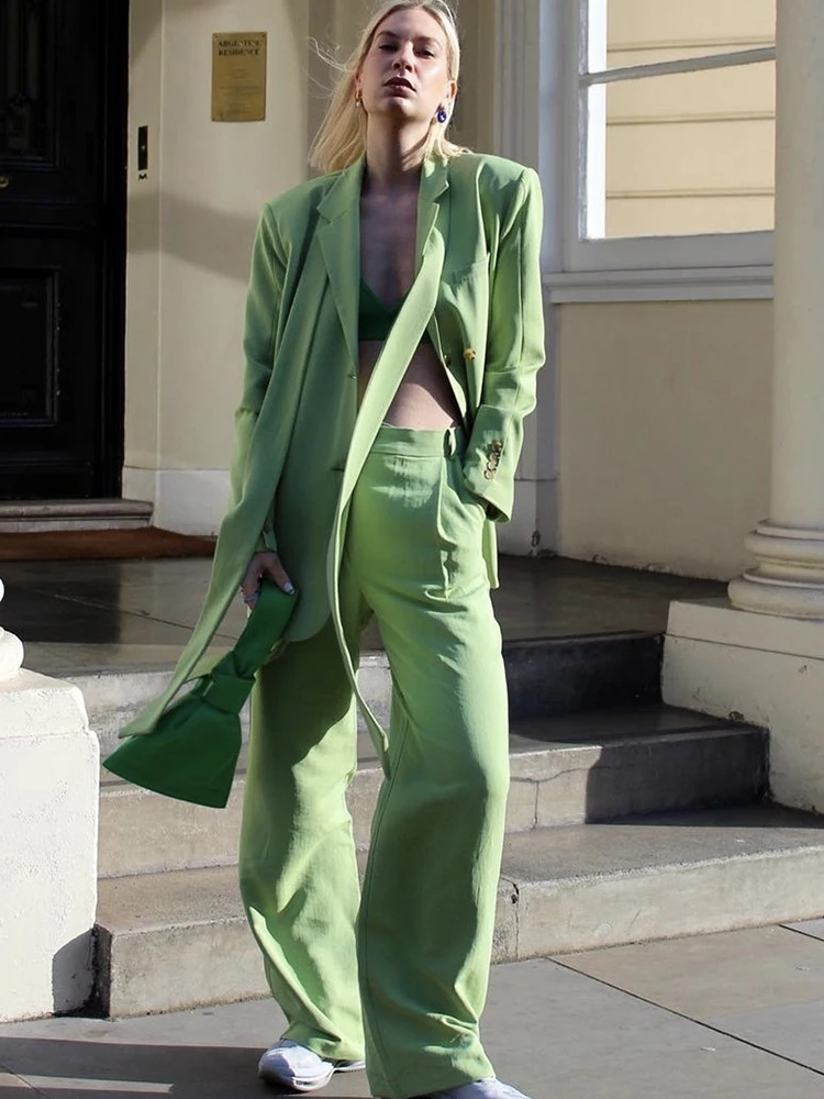 KBAT 2022 New Women Blazer Fashion Bow Belt Casual Coat Loose Wide Leg Pants Female High Waist Pants Women Office Lady Suit
KBAT 2022 New Women Blazer Fashion Bow Belt Casual Coat Loose Wide Leg Pants Female High Waist Pants Women Office Lady Suit