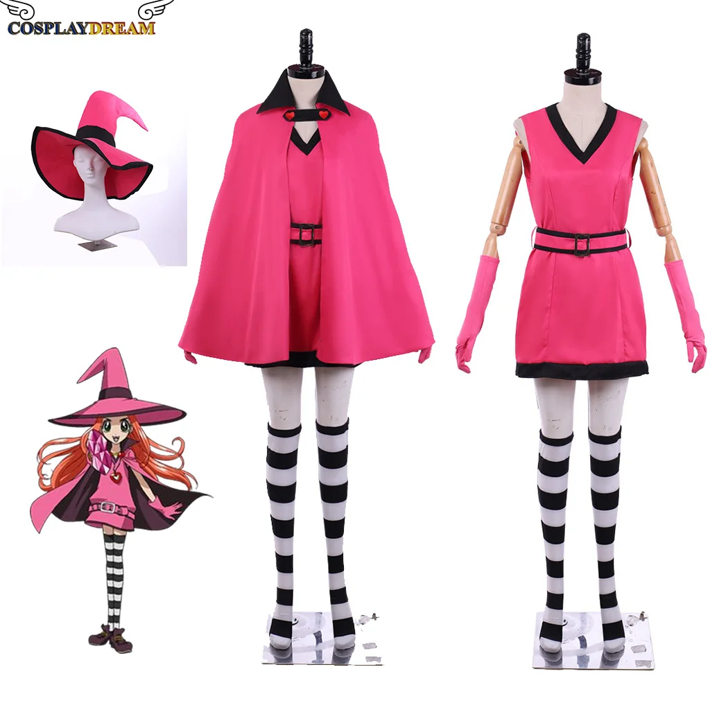 Аниме сахарная Руна шоколад Лучшие костюмы для косплея розовая фотография накидка/платье/перчатки/носки/пояс/шляпа полный комплект для женщин 
Аниме сахарная Руна шоколад Лучшие костюмы для косплея розовая фотография накидка/платье/перчатки/носки/пояс/шляпа полный комплект для женщин