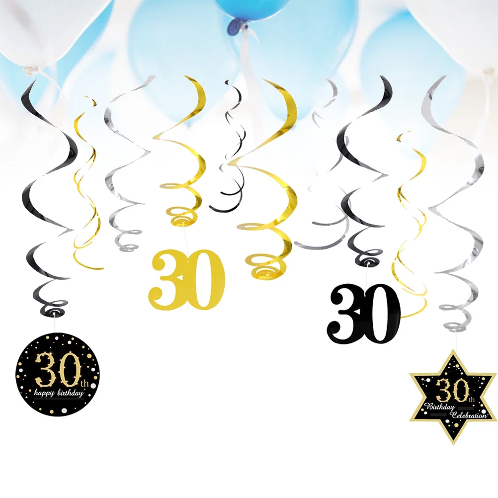 Birthday Swirls Decorations 50Th Hanging Party Happy Spiral Black Swirl Set Ceiling Sign Supplies Gold Spirals Dangling
Birthday Swirls Decorations 50Th Hanging Party Happy Spiral Black Swirl Set Ceiling Sign Supplies Gold Spirals Dangling