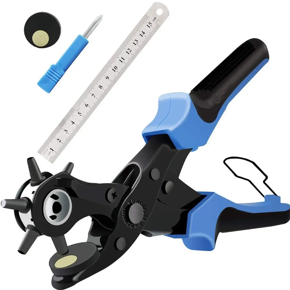 Дырокол для кожи, дырокол для ремней, плоскогубцы для шитья, перфоратор, дырокол, кожевенное ремесло, ручные инструменты «сделай сам» 
Дырокол для кожи, дырокол для ремней, плоскогубцы для шитья, перфоратор, дырокол, кожевенное ремесло, ручные инструменты «сделай сам»