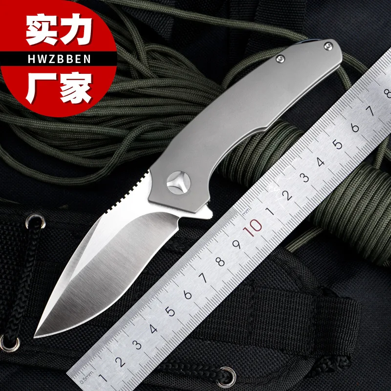 Hwzbben M390 Powder Steel Titanium Alloy Handle Ceramic Bearing Outdoor Folding Knife Camping Outdoor Survival Knives
Hwzbben M390 Powder Steel Titanium Alloy Handle Ceramic Bearing Outdoor Folding Knife Camping Outdoor Survival Knives