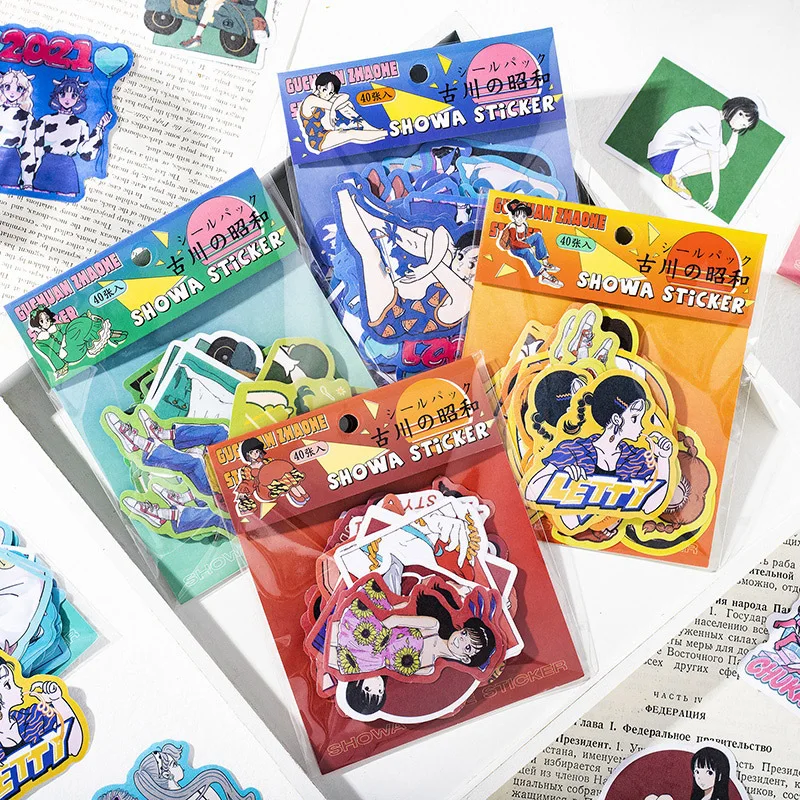 Anime Retro Showa Japanese Manga Girl Sticker Handbook Kawaii Girl Decorative Sticker Handbook Book Card Postcard Handbook Gift
Anime Retro Showa Japanese Manga Girl Sticker Handbook Kawaii Girl Decorative Sticker Handbook Book Card Postcard Handbook Gift