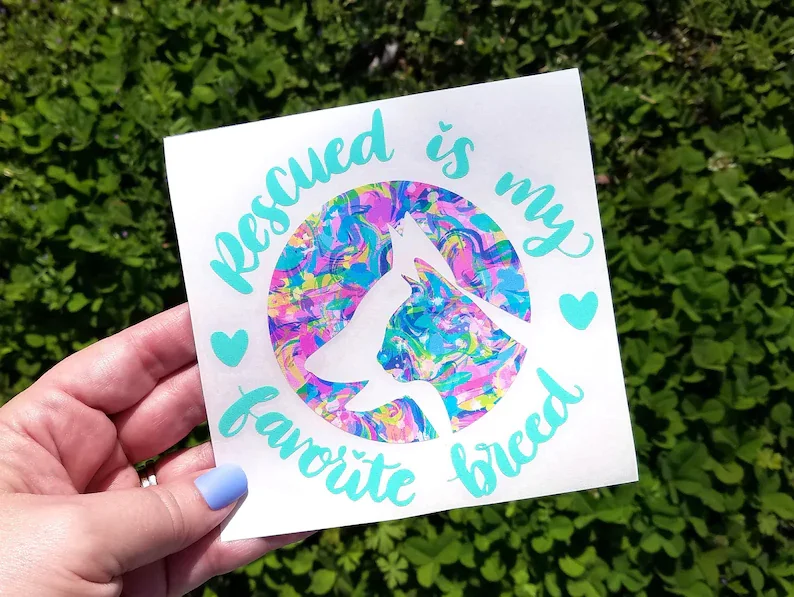 Rescued Is My Favorite Breed Decal for Car, Rescue Mom, Rescue Dog, Rescue Cat, Rescue Life, Rescue Mom, Animal Rescue,
Rescued Is My Favorite Breed Decal for Car, Rescue Mom, Rescue Dog, Rescue Cat, Rescue Life, Rescue Mom, Animal Rescue,