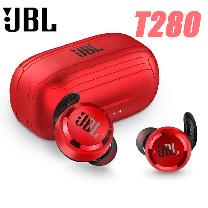 Original JBL T280 TWS Wireless Bluetooth Earphone Headphone Sports Earbuds Bass Jbl Headphones Headset T280TWS Charging Case
Original JBL T280 TWS Wireless Bluetooth Earphone Headphone Sports Earbuds Bass Jbl Headphones Headset T280TWS Charging Case