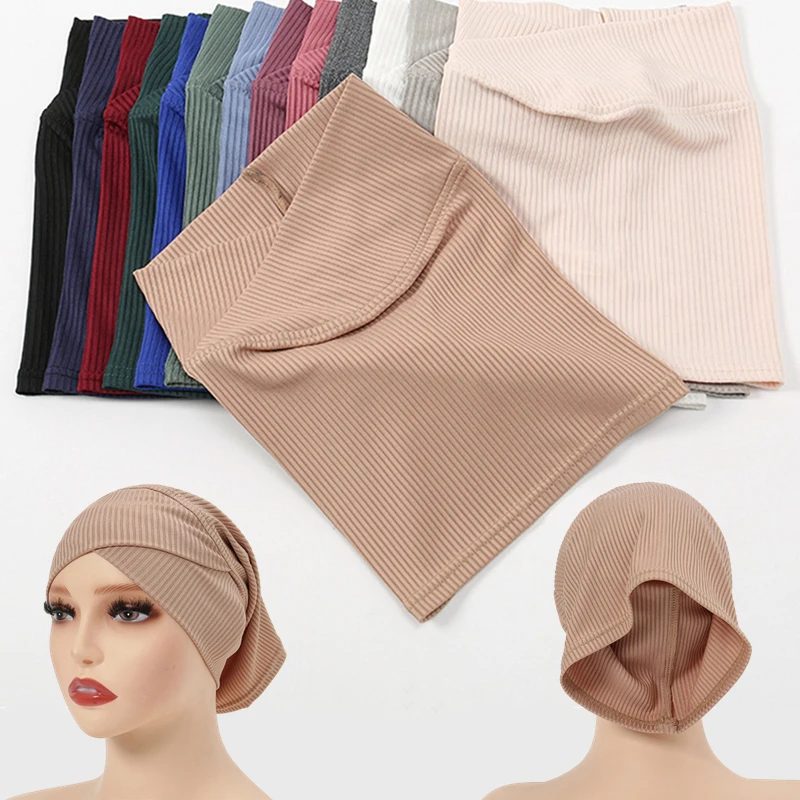 Women Cotton Elastic Headscarf Stretch Headband Long Tail Head Wrap Bonnet Indian Hat Muslim Headcover Ladies Hair Accessories
Women Cotton Elastic Headscarf Stretch Headband Long Tail Head Wrap Bonnet Indian Hat Muslim Headcover Ladies Hair Accessories