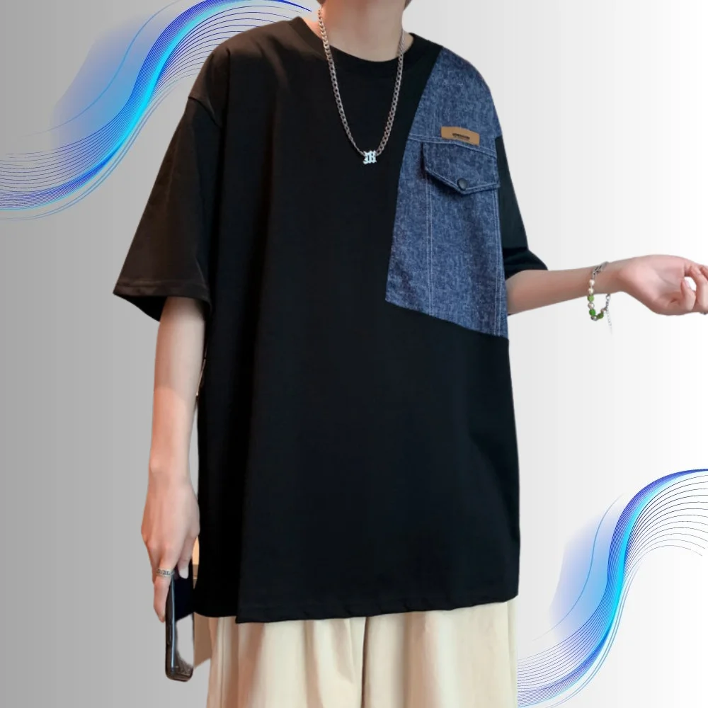 Mens Round Neck Short Sleeve T-Shirt Summer New Style Raglan Sleeve Cotton Material Fashionable and Trendy
Mens Round Neck Short Sleeve T-Shirt Summer New Style Raglan Sleeve Cotton Material Fashionable and Trendy