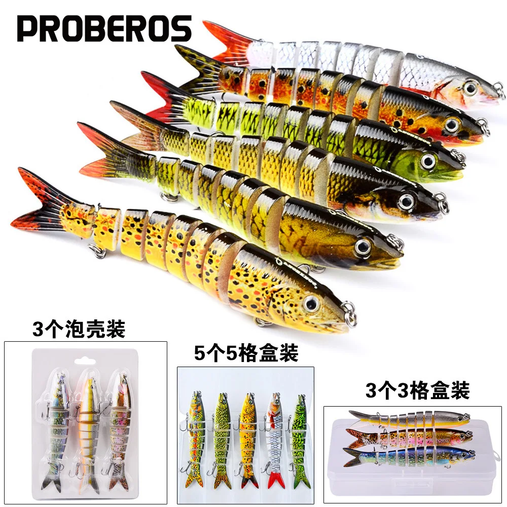 1 Pcs 13.28cm/19g Fishing Baits Multi-section Swimbait Fishing Lures Pike Carp Fishing Tools Sinking Wobblers
1 Pcs 13.28cm/19g Fishing Baits Multi-section Swimbait Fishing Lures Pike Carp Fishing Tools Sinking Wobblers