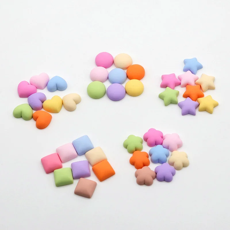 100pcs Simulation Candy Love Five-Star Cube Jewelry Accessories DIY Creamy Gum Slime Hair Accessories
100pcs Simulation Candy Love Five-Star Cube Jewelry Accessories DIY Creamy Gum Slime Hair Accessories