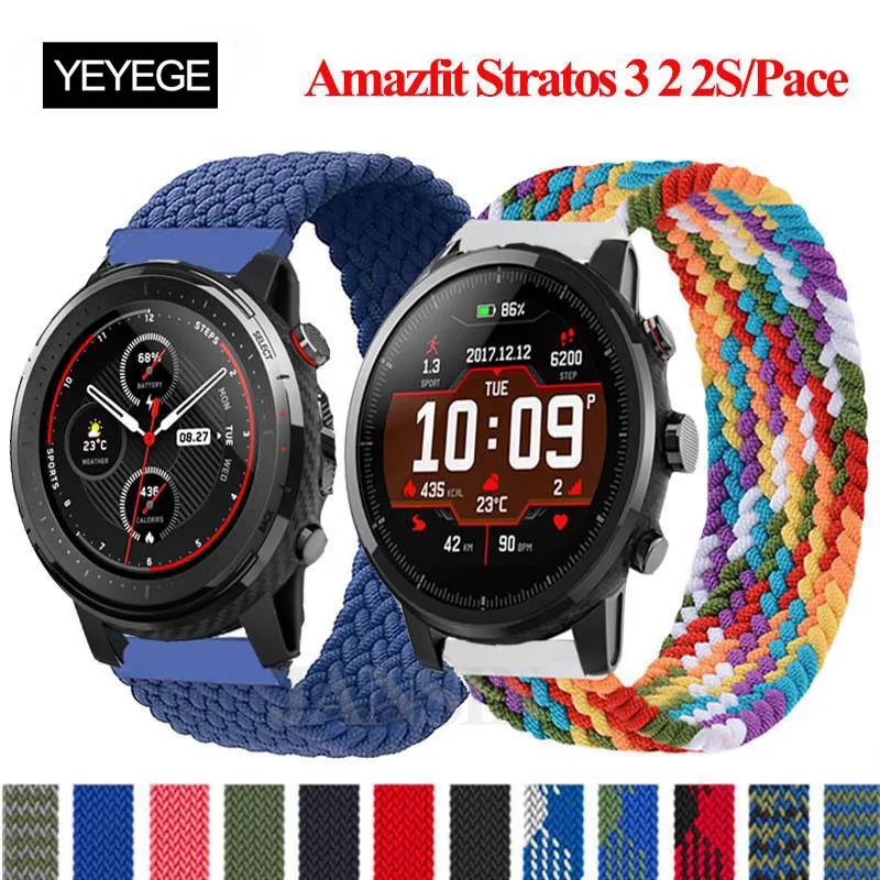 Ремешок для часов Amazfit Stratos 3 2 2S, плетеный браслет Solo Loop для Amazfit Pace GTR 42 мм 47 мм, GTR 2 2e GTR 3 3Pro Correa
Ремешок для часов Amazfit Stratos 3 2 2S, плетеный браслет Solo Loop для Amazfit Pace GTR 42 мм 47 мм, GTR 2 2e GTR 3 3Pro Correa