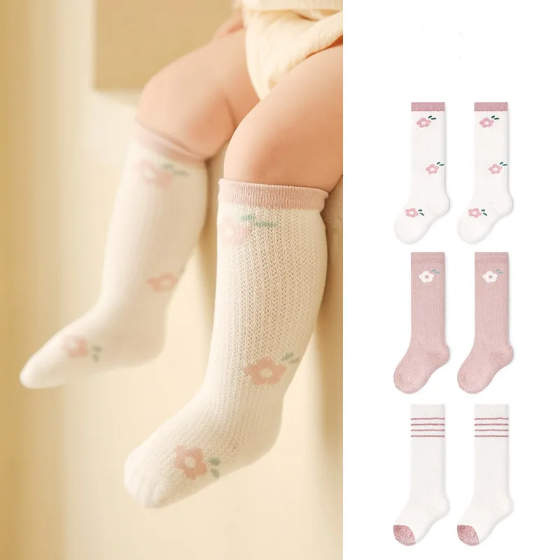 2 Pairs/lot Kids Socks Spring And Summer 2023 New Flower Baby Mesh Breathable Pantyhose Combed Cotton Boneless Knee High Socks
2 Pairs/lot Kids Socks Spring And Summer 2023 New Flower Baby Mesh Breathable Pantyhose Combed Cotton Boneless Knee High Socks