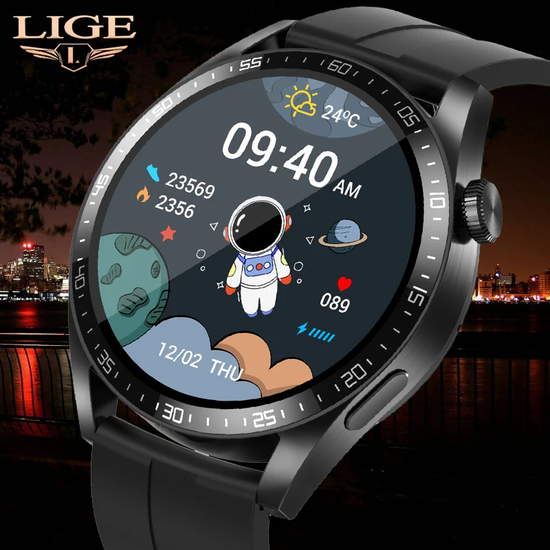 Смарт-часы LIGE NFC мужские с поддержкой Bluetooth и голосовым помощником
Смарт-часы LIGE NFC мужские с поддержкой Bluetooth и голосовым помощником