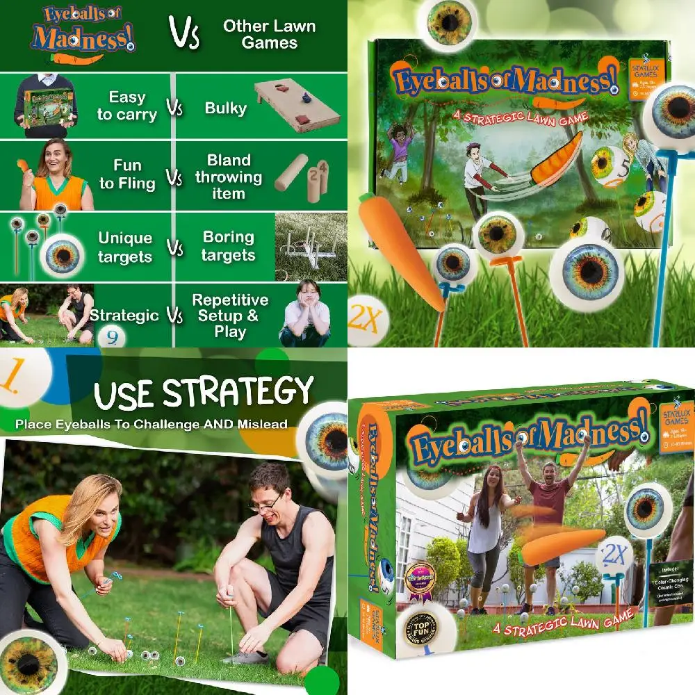 Delightfully Challenging, Rewarding & Beautifully Strategic Game of Madness Lawn Experience.
Delightfully Challenging, Rewarding & Beautifully Strategic Game of Madness Lawn Experience.