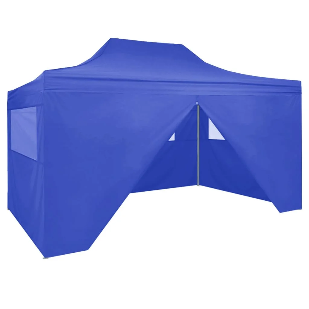 Professional Folding Party Tent with 4 Sidewalls, Garden Decoration, 3x4 m Steel Blue
Professional Folding Party Tent with 4 Sidewalls, Garden Decoration, 3x4 m Steel Blue