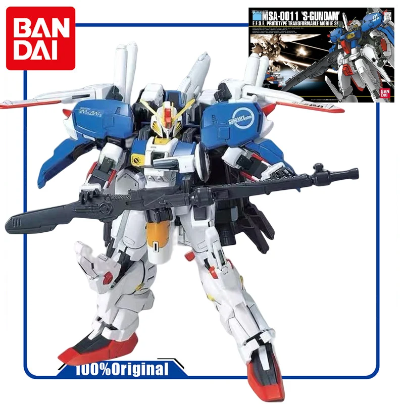 Bandai Original model kit HGUC MSA-0011 S GUNDAM 1/144 Anime Action Figure Assembly Model robot Toys Ornaments Gifts For boys
Bandai Original model kit HGUC MSA-0011 S GUNDAM 1/144 Anime Action Figure Assembly Model robot Toys Ornaments Gifts For boys