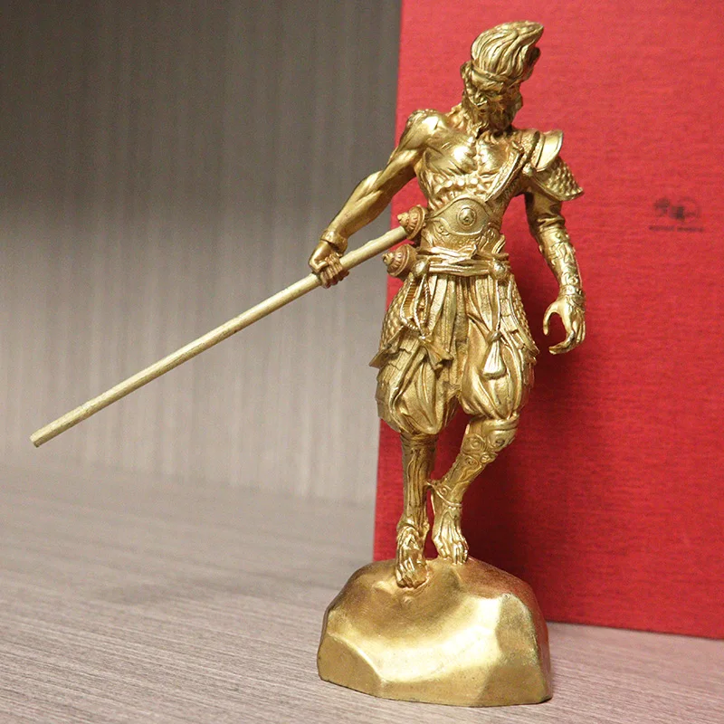 Антикварные ретро латунные фигурки обезьяны короля SunWuKong, ретро офисное настольное украшение, миниатюрный орнамент для автомобиля, бронзов...
Антикварные ретро латунные фигурки обезьяны короля SunWuKong, ретро офисное настольное украшение, миниатюрный орнамент для автомобиля, бронзов...