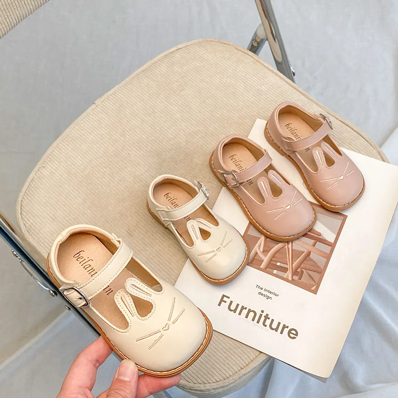 Baby Girls Leather Shoes Kids Flats Cartoon Rabbit Ear Casual Shoes Toddlers Shoes Children Princess Sweet Shoes 21-30 New
Baby Girls Leather Shoes Kids Flats Cartoon Rabbit Ear Casual Shoes Toddlers Shoes Children Princess Sweet Shoes 21-30 New