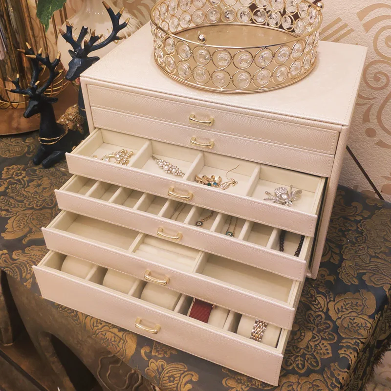 2022 Direct Selling Multi-layer Jewelry Box 10-layer European Princess Korea Wooden Jewelry Woman Gift Box Box Storage Jewelry
2022 Direct Selling Multi-layer Jewelry Box 10-layer European Princess Korea Wooden Jewelry Woman Gift Box Box Storage Jewelry