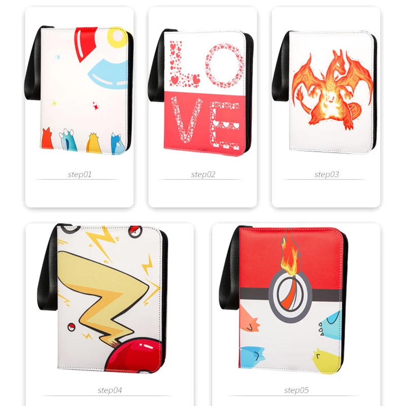 4 Card Slot Pokemon Anime Game Collection Card Book Album Card Storage Bag Zipper Binder Anime Peripheral High Capacity Gift Toy
4 Card Slot Pokemon Anime Game Collection Card Book Album Card Storage Bag Zipper Binder Anime Peripheral High Capacity Gift Toy