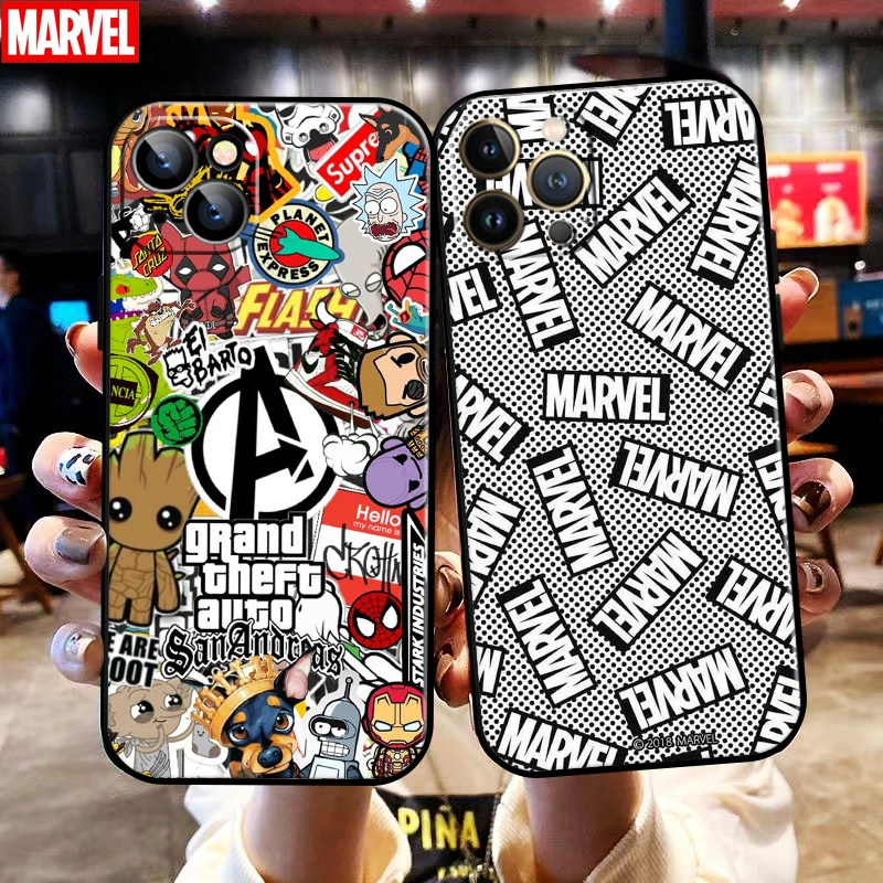 Marvel Avengers Logo Phone Case For Apple iPhone 13 12 11 Pro Max Mini X XR XS Max 5 5S 6 6S 7 8 Case black Silicone funda coque
Marvel Avengers Logo Phone Case For Apple iPhone 13 12 11 Pro Max Mini X XR XS Max 5 5S 6 6S 7 8 Case black Silicone funda coque