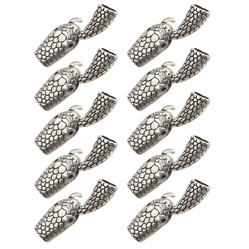 10 Pairs Crafts Snake Head And Tail Alloy Jewelry Findings Toggle Clasps for Jewelry Making
10 Pairs Crafts Snake Head And Tail Alloy Jewelry Findings Toggle Clasps for Jewelry Making