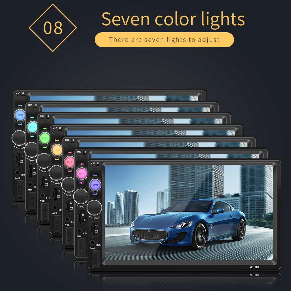 2 Din Car Stereo MP5 Multimedia Radio Player 7 Inch HD Screen Car Stereo MP5 Player FM Electronic Tuning Radio Car Electronics
2 Din Car Stereo MP5 Multimedia Radio Player 7 Inch HD Screen Car Stereo MP5 Player FM Electronic Tuning Radio Car Electronics