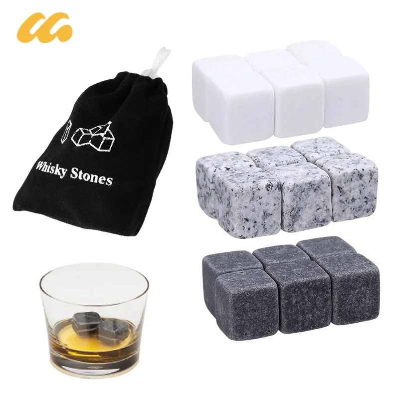 6pcs Whiskey Stones Sipping Ice Cooler Reusable Whisky Ice Stone Whisky Natural Granite Bar Wine Cooler Party Wedding Gifts
6pcs Whiskey Stones Sipping Ice Cooler Reusable Whisky Ice Stone Whisky Natural Granite Bar Wine Cooler Party Wedding Gifts