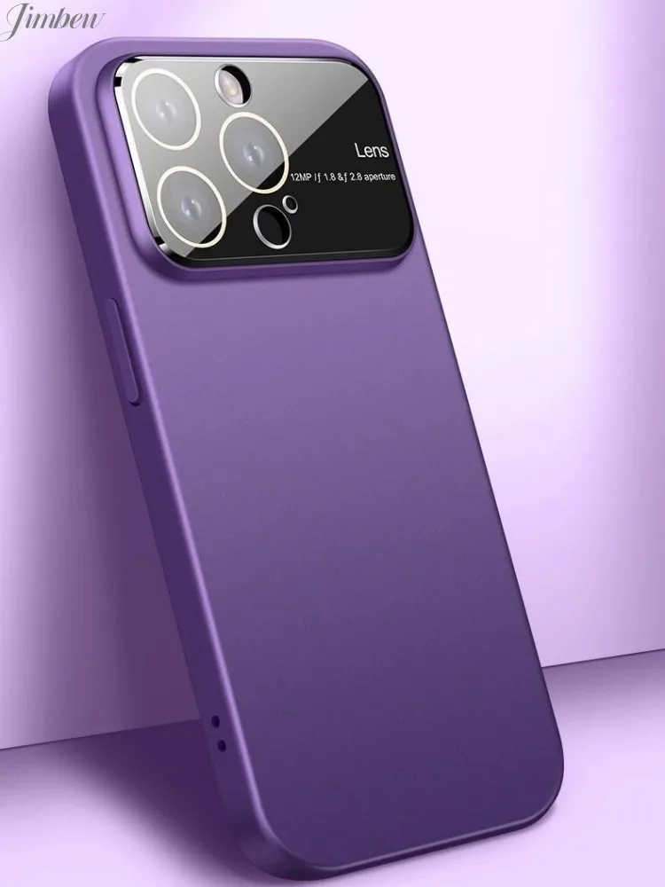 Electroplated Phone Color Case with Glass Lens Film Protection, Large Window Design, iPhone 11, 12, 13, 14 Pro Max, Plus
Electroplated Phone Color Case with Glass Lens Film Protection, Large Window Design, iPhone 11, 12, 13, 14 Pro Max, Plus