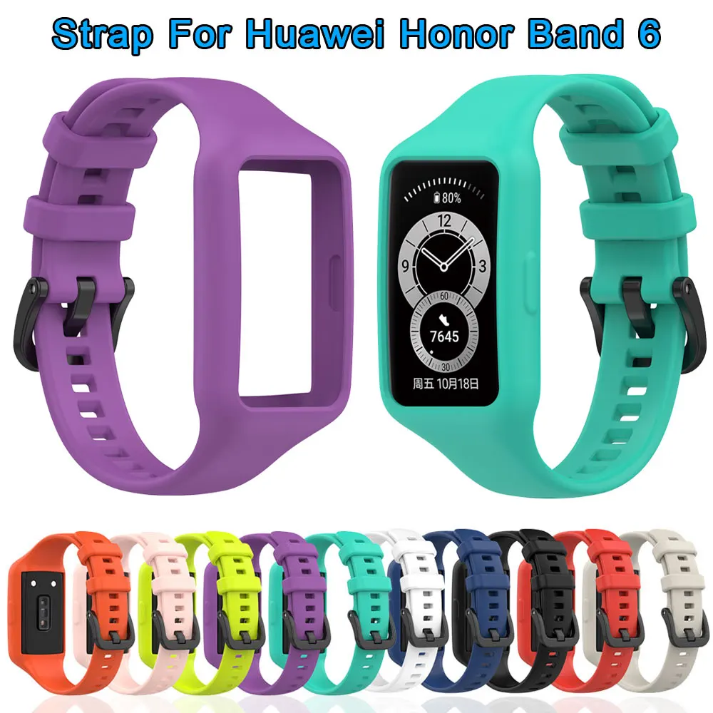 Strap For Huawei Honor Band 6 Soft Silicone Replacement Watch Watchband Smartwatch Bracelet Wristband Honor Band6
Strap For Huawei Honor Band 6 Soft Silicone Replacement Watch Watchband Smartwatch Bracelet Wristband Honor Band6