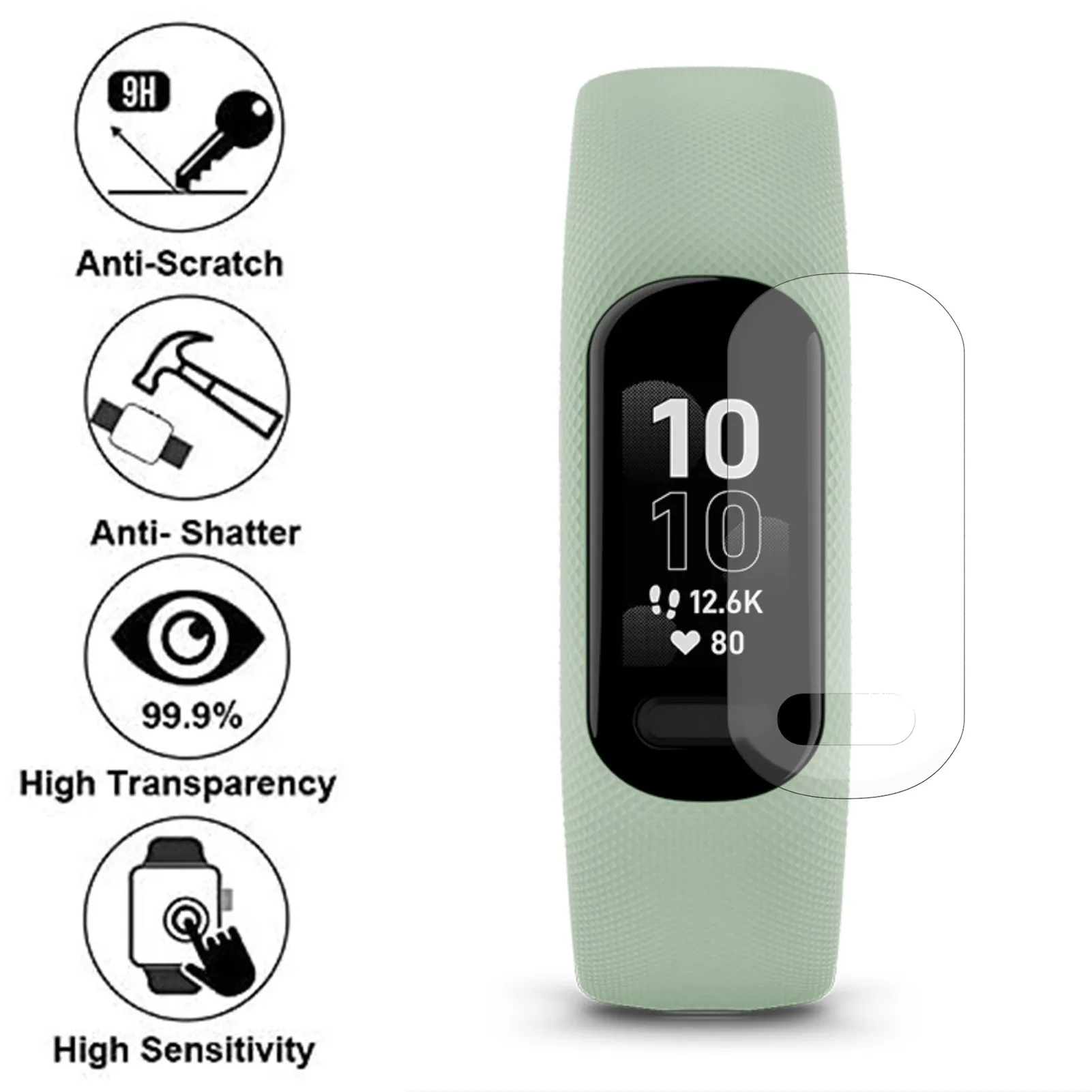 Прозрачная пленка HD для Gar-min Smart 5, защита экрана, мягкая пленка, полное покрытие экрана для Garmin Smart 5, защита от царапин
Прозрачная пленка HD для Gar-min Smart 5, защита экрана, мягкая пленка, полное покрытие экрана для Garmin Smart 5, защита от царапин