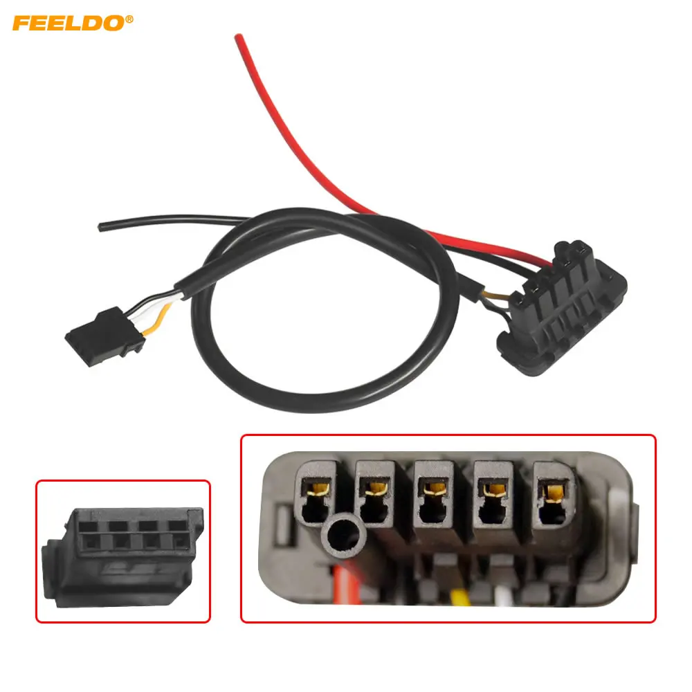 FEELDO 1 шт. автомобильный HID шнур питания для фар проводов для Hella Gen 4 Заводской Оригинальный D2S D2R OEM ксеноновый балласт # CA5990