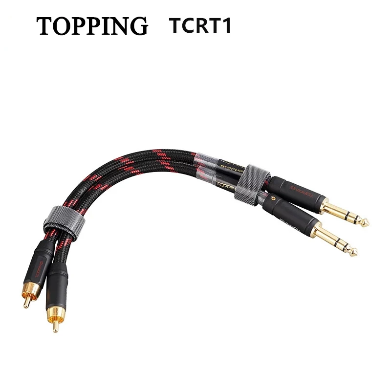 Кабель TOPPING TCRT1 RCA к TRS, однокристальный Медный позолоченный кабель RCA для сбалансированных разъемов, профессиональный аудиокабель TRS
Кабель TOPPING TCRT1 RCA к TRS, однокристальный Медный позолоченный кабель RCA для сбалансированных разъемов, профессиональный аудиокабель TRS