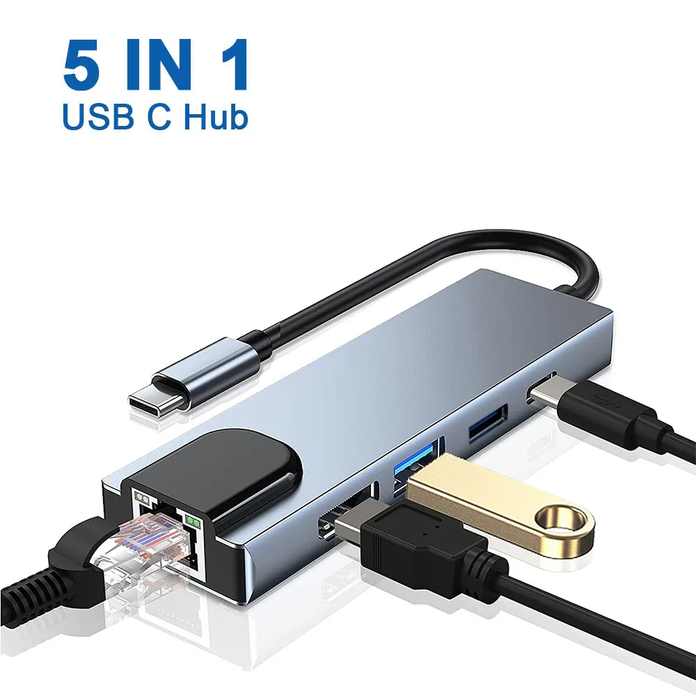 USB-концентратор 5 в 1, хаб Rj45 Lan Type C, адаптер USB 3 с 4K HDMI Thunderbolt 3, зарядное устройство PD для Mac Book Pro/Air
USB-концентратор 5 в 1, хаб Rj45 Lan Type C, адаптер USB 3 с 4K HDMI Thunderbolt 3, зарядное устройство PD для Mac Book Pro/Air