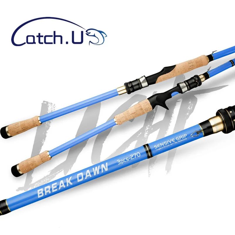 Catch.u Удочка из углеродного волокна, Спиннинг/кастинговое удилище Для Приманки 1,8 м/2,1 м/2,4 м/2,7 м, 3-секционные портативные быстродействующие удочки для ловли окуня
Catch.u Удочка из углеродного волокна, Спиннинг/кастинговое удилище Для Приманки 1,8 м/2,1 м/2,4 м/2,7 м, 3-секционные портативные быстродействующие удочки для ловли окуня